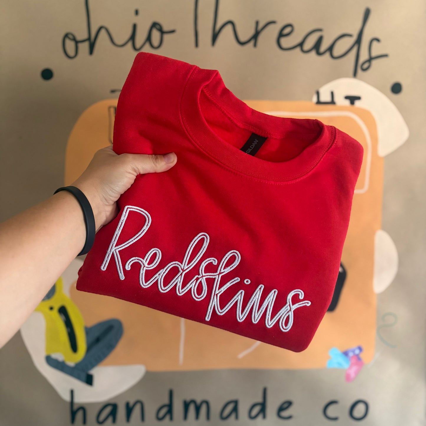 Redskins — Puff | Adult Crewneck