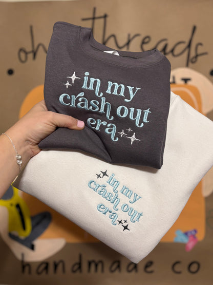 In My Crash Out Era | Kids Crewneck