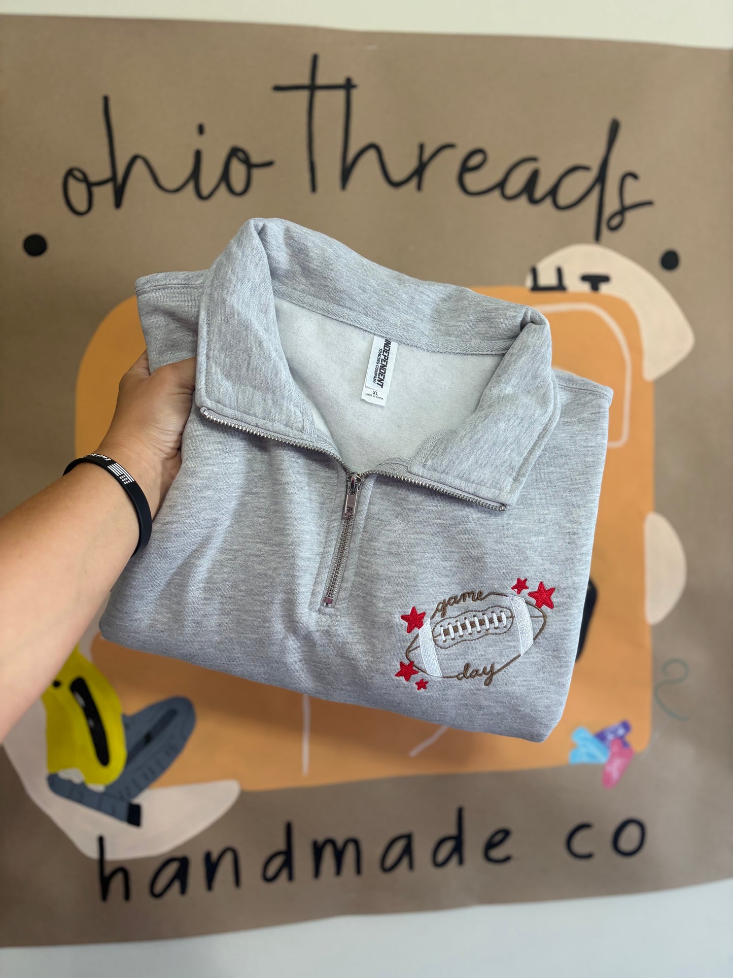 Game Day Pocket | Quarter Zip