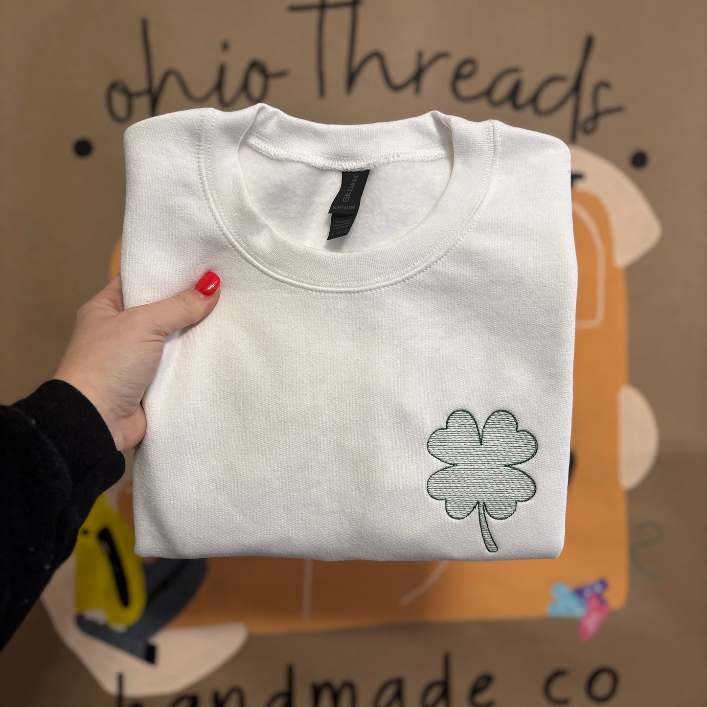 Lucky Clover | Adult Crewneck
