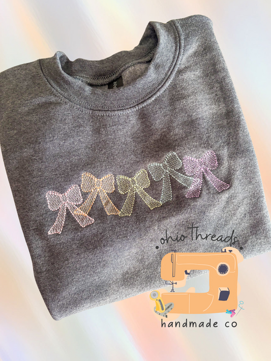 Dainty Bows Crewneck