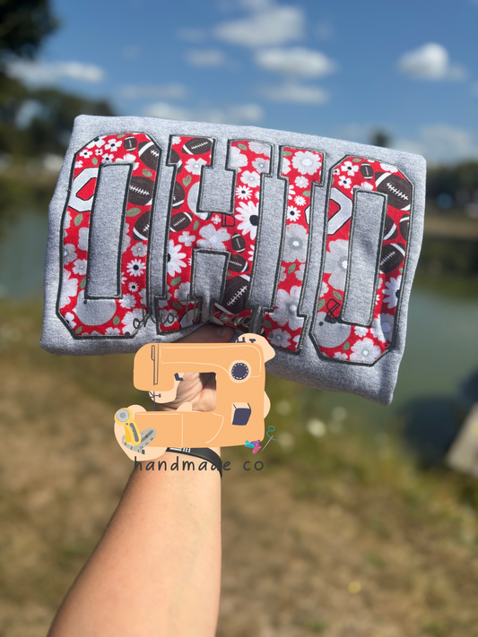 Ohio Floral Crewneck