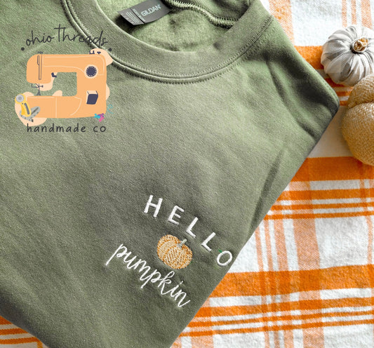 Hello Pumpkin Crewneck